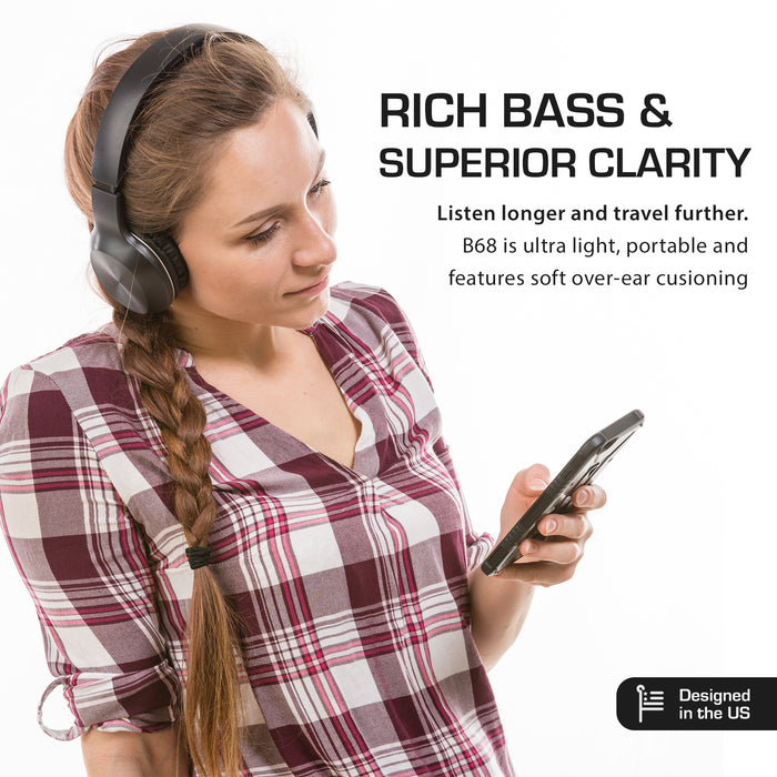 Decibel B68 Bluetooth Headphones Club Studio